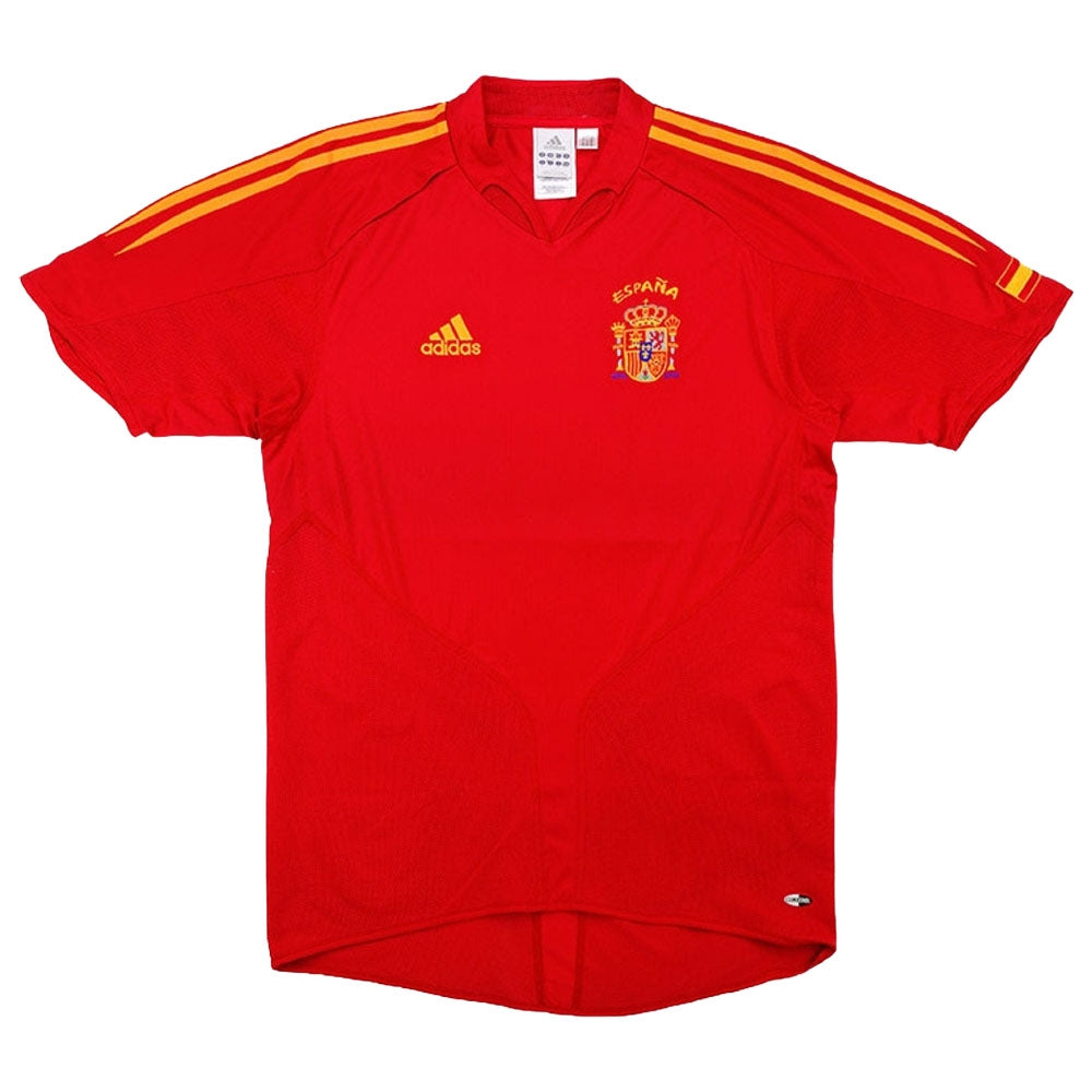 Spain 2004-06 Home Shirt ((Excellent) S)_0