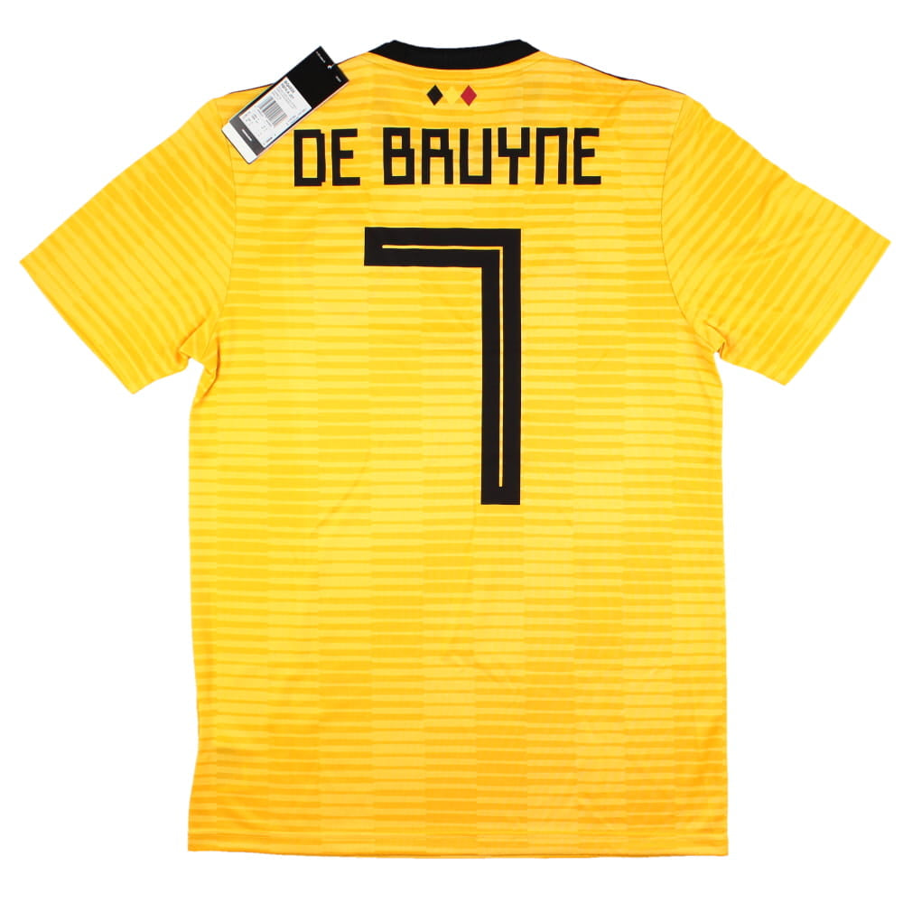 2018-2019 Belgium Away Adidas Football Shirt (S) De Bruyne #7 (BNWT)_0