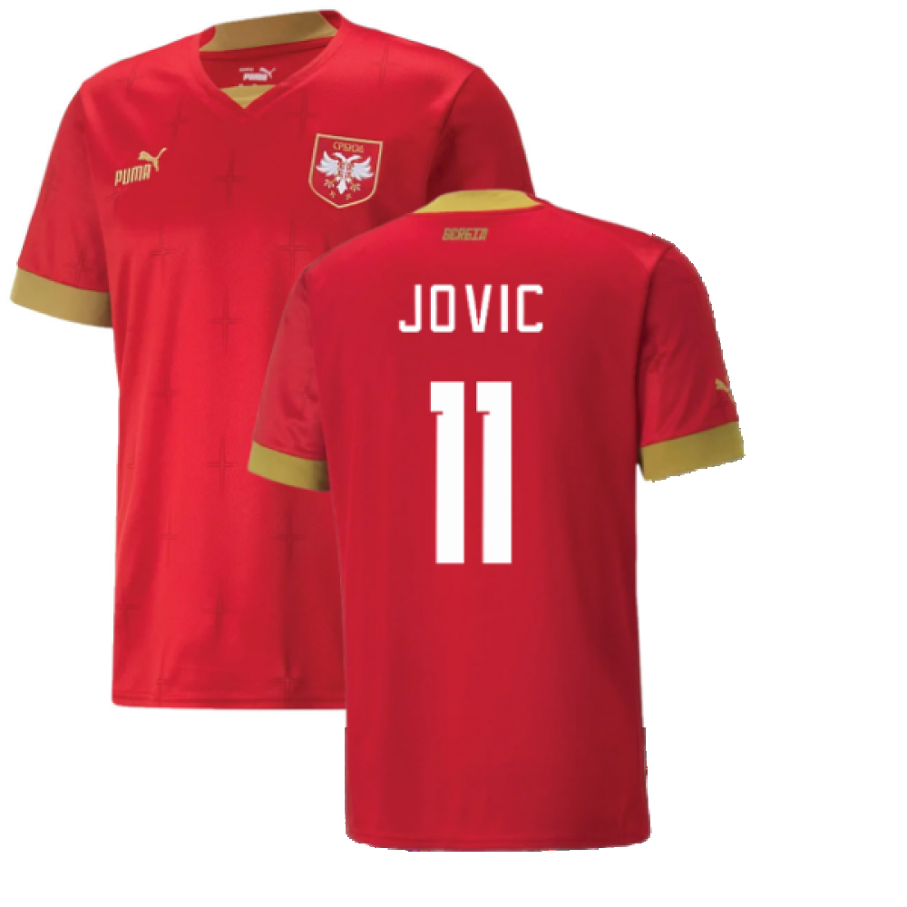 2022-2023 Serbia Home Shirt (JOVIC 11)_0