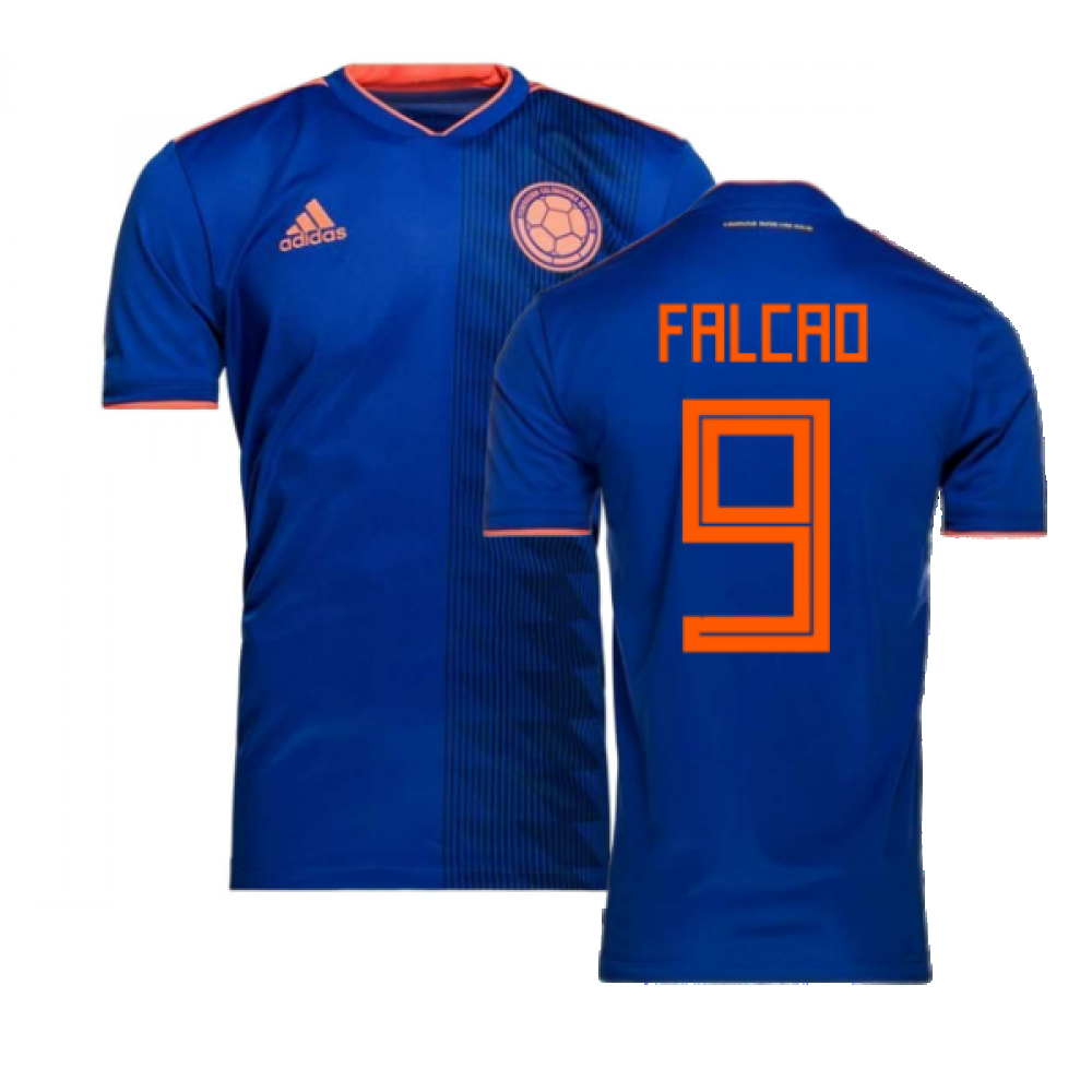 Colombia 2018-19 Away Shirt ((Fair) L) (Falcao 9)_0