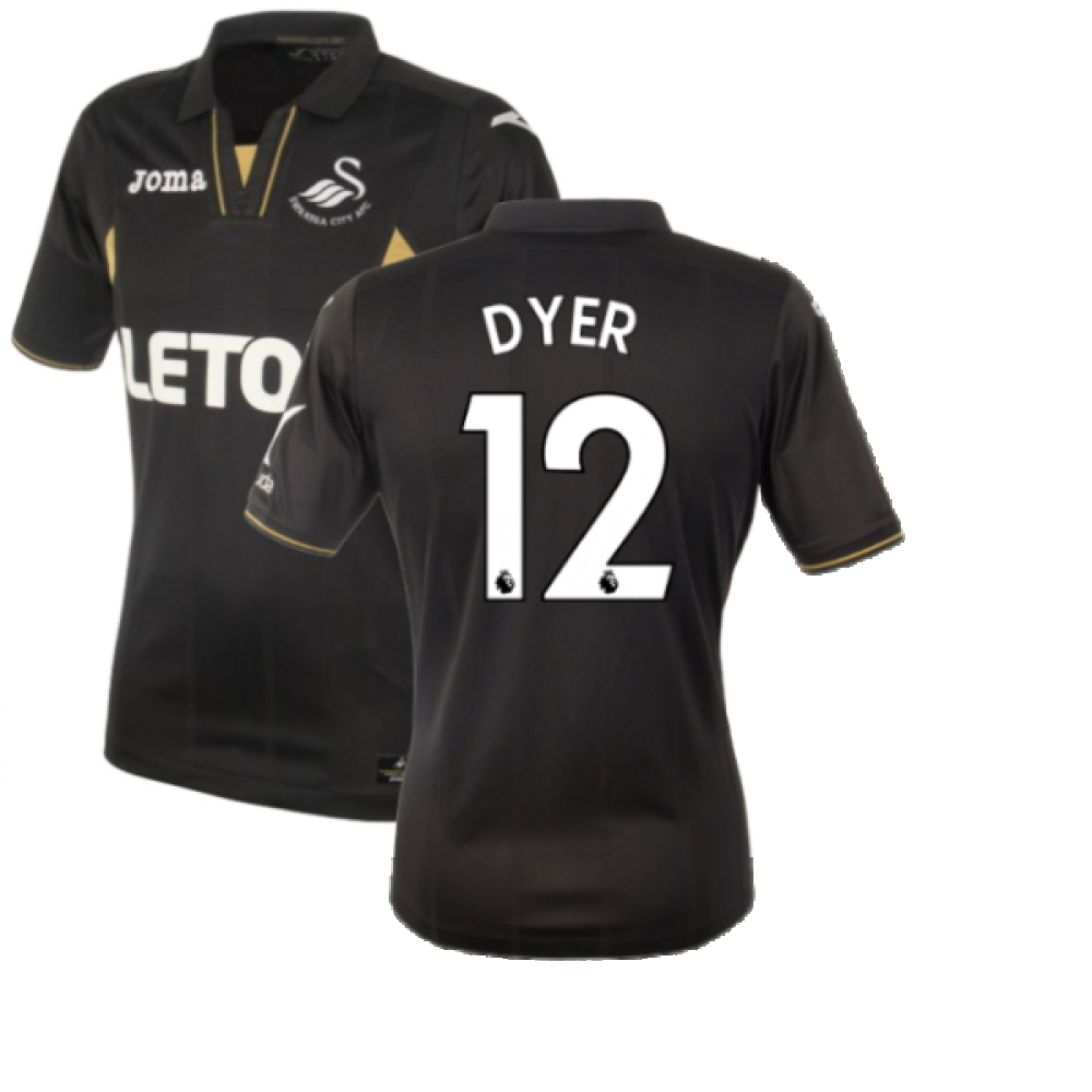Swansea City 2017-18 Third Shirt ((Very Good) M) (Dyer 12)_0