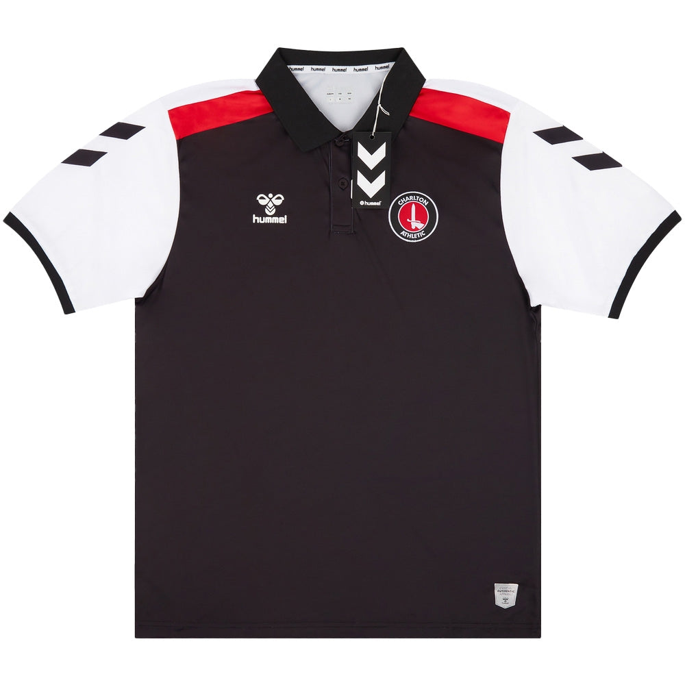 2021-2022 Charlton Travel Polo Shirt (Black)_0