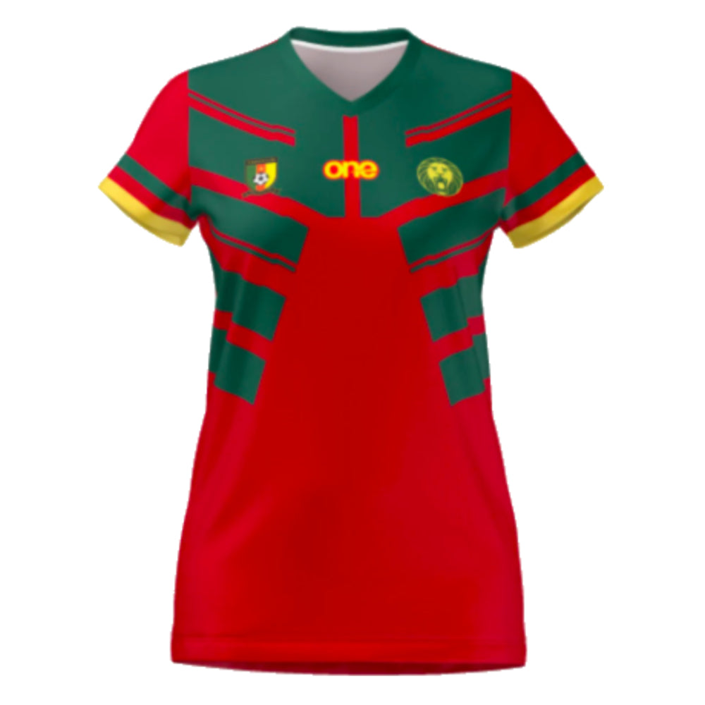 2022-2023 Cameroon Third Red Pro Shirt (Ladies)_0
