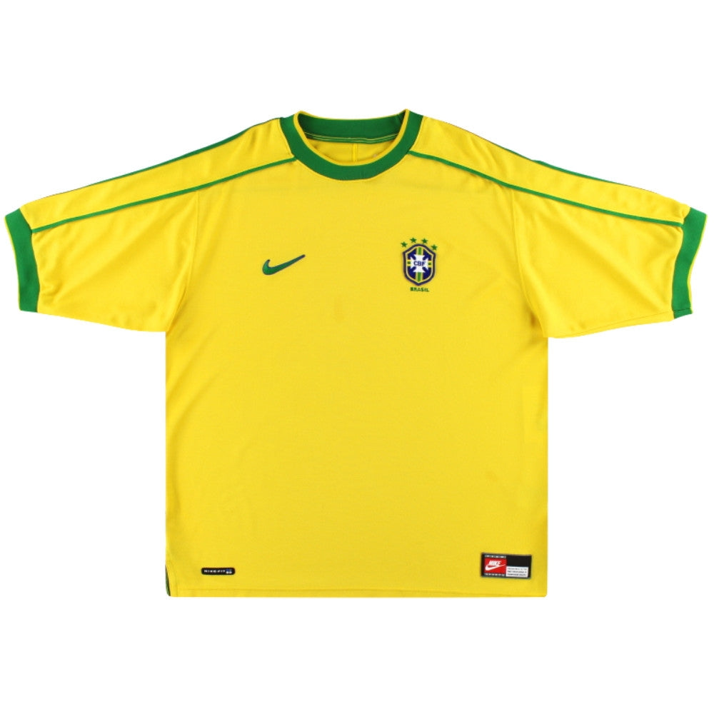 Brazil 1998-00 Home Shirt ((Very Good) L)
