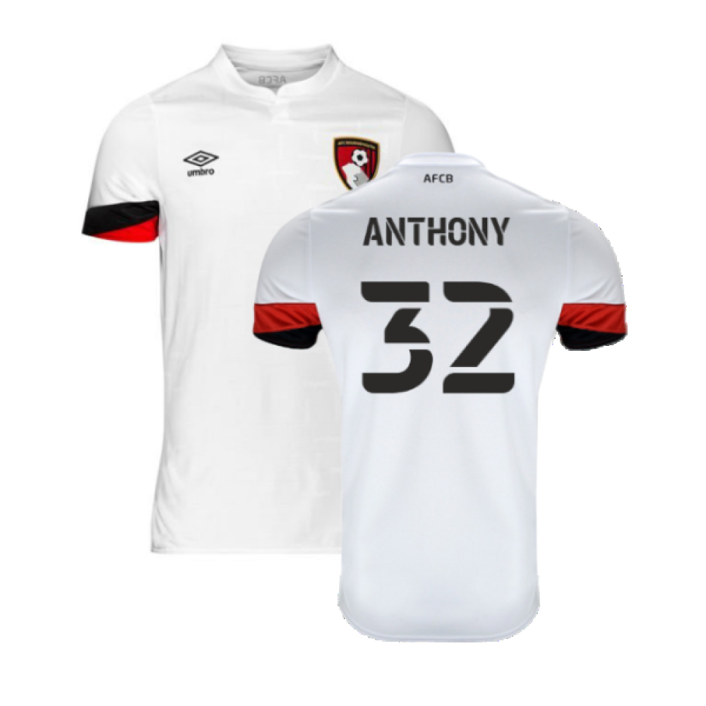 Bournemouth 2021-22 Away Shirt (Sponsorless) (XXL) (Anthony 32) (Excellent)_0