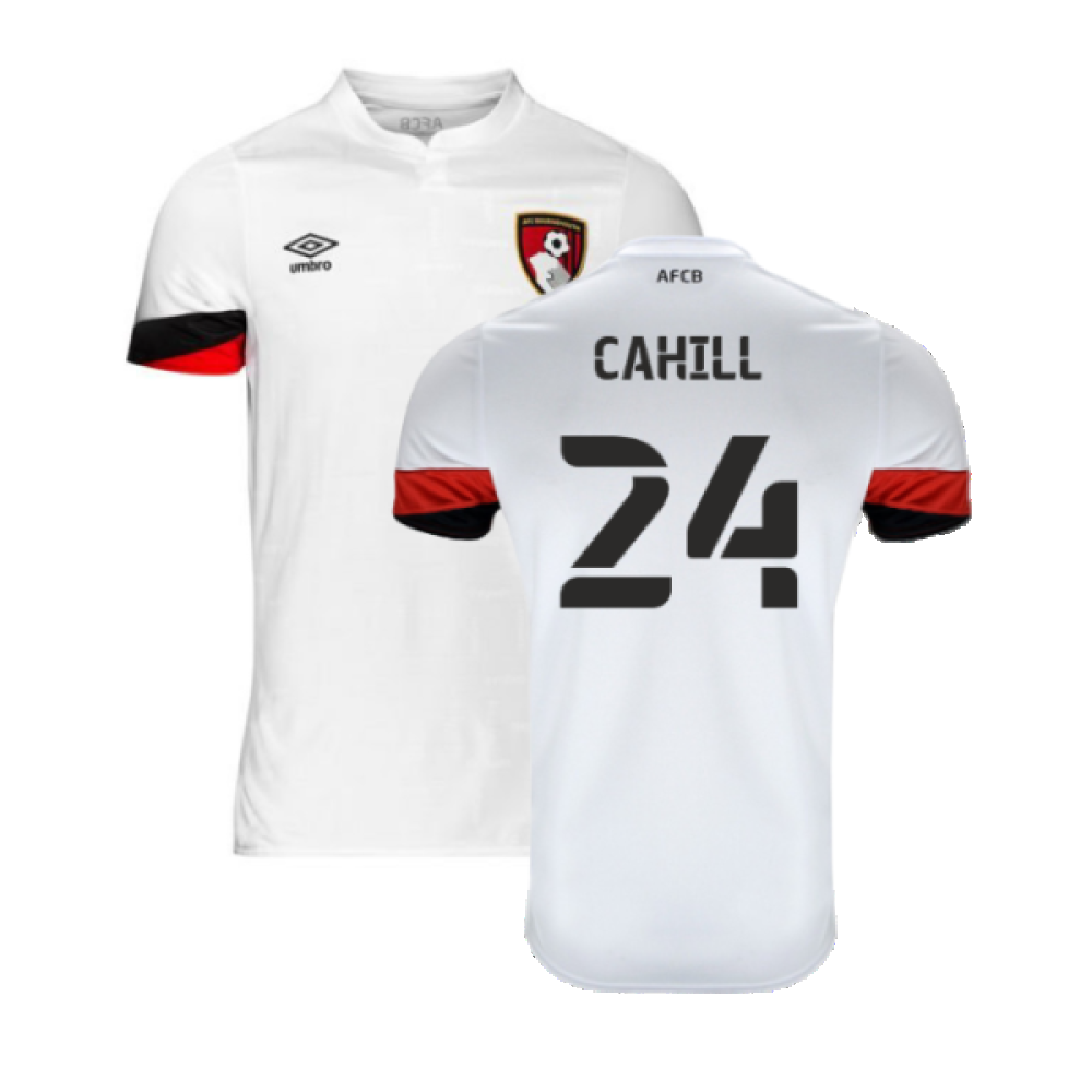 Bournemouth 2021-22 Away Shirt (Sponsorless) (XXL) (Cahill 24) (Excellent)_0