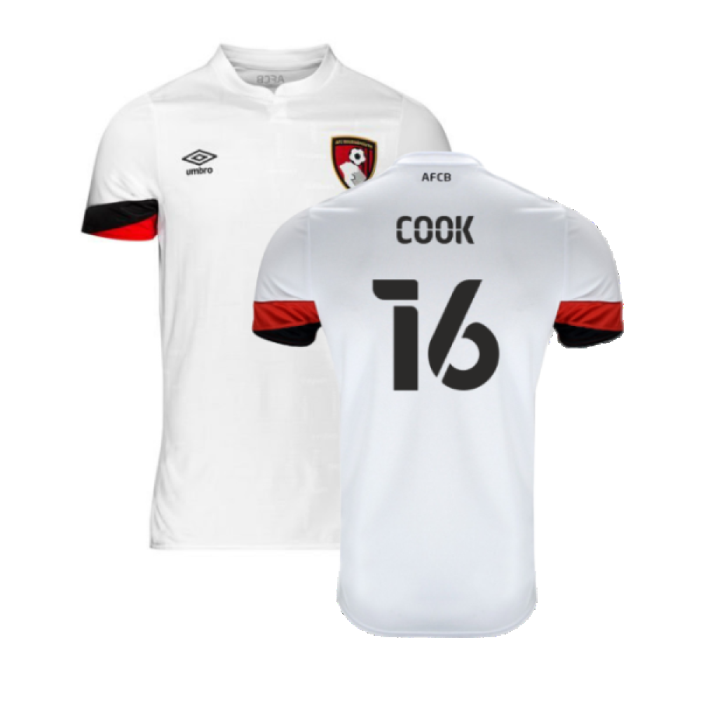 Bournemouth 2021-22 Away Shirt (Sponsorless) (XXL) (Cook 16) (Excellent)_0