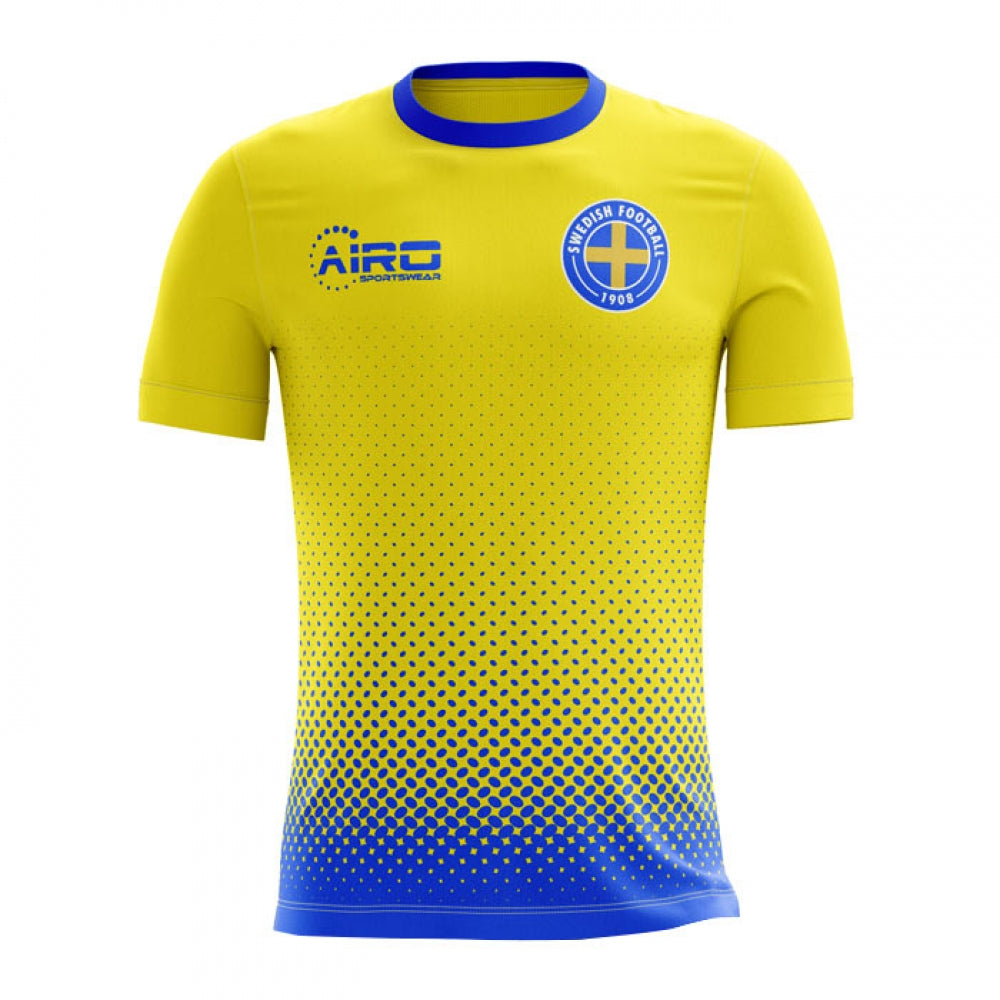 2022-2023 Sweden Home Concept Football Shirt (Kids)_0