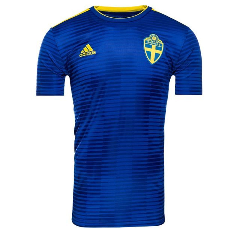 2018-2019 Sweden Away Adidas Football Shirt ((Excellent) S) (Berg 9)_3