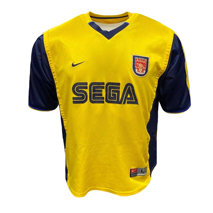 1999-2000 Arsenal Away Shirt (Bergkamp #10) (Good)_2