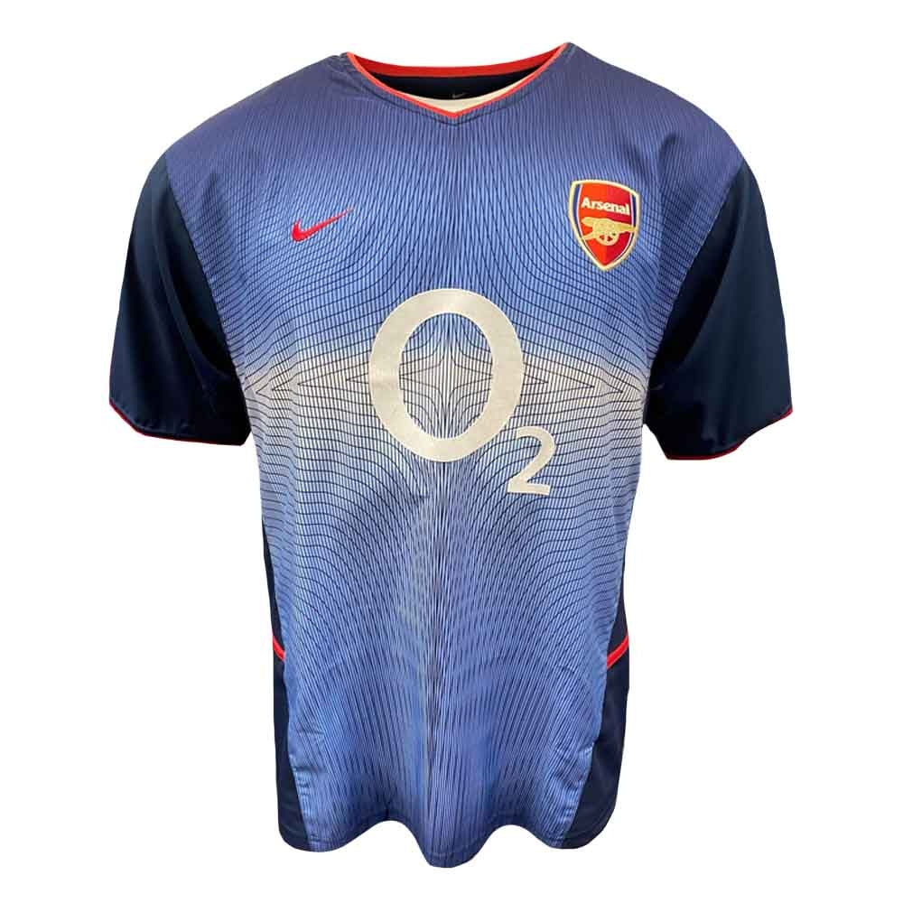 2002-2003 Arsenal Away Shirt (Vieira #4) (Excellent)_2