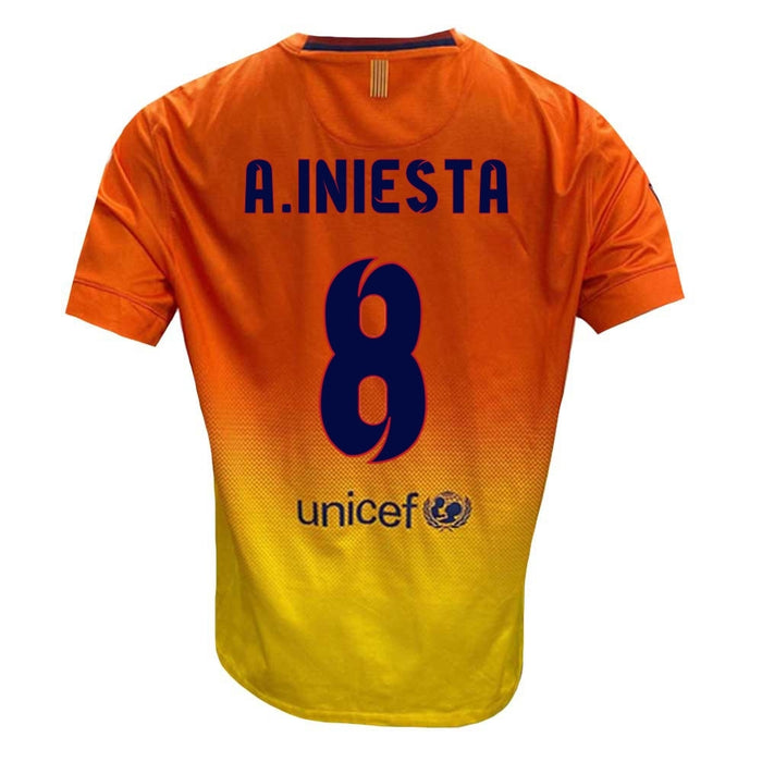 2012-2013 Barcelona Away (A.Iniesta #8) (Mint)_0