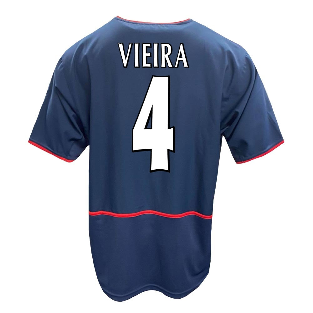 2002-2003 Arsenal Away Shirt (Vieira #4) (Excellent)_0
