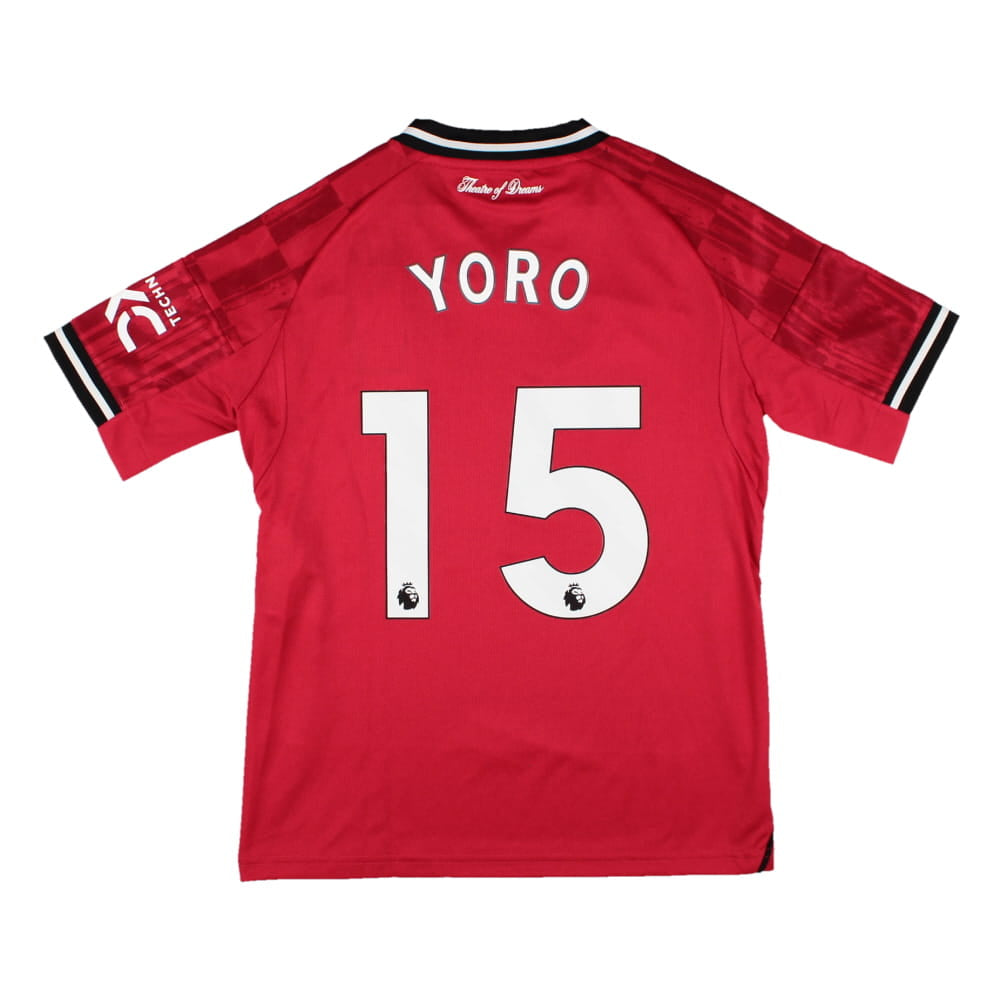 Manchester United 2025-26 Home Shirt (11-12y) Yoro #15 (BNWT)_0