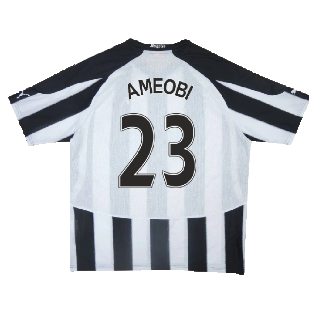 2010-2011 Newcastle Home Shirt (M) (Excellent) (Ameobi 23)_1