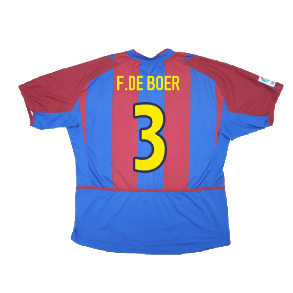 Barcelona 2002-03 Home Shirt (L) (Very Good) (F.De Boer 3)_1