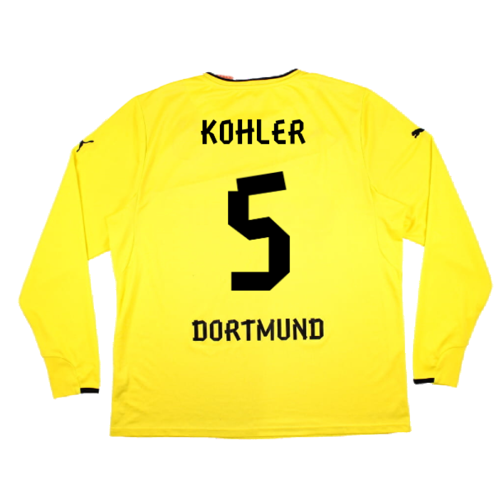 Borussia Dortmund 2013-14 Special Winter Edition Long Sleeve Home Shirt (2XL) (Very Good) (Kohler 5)_1