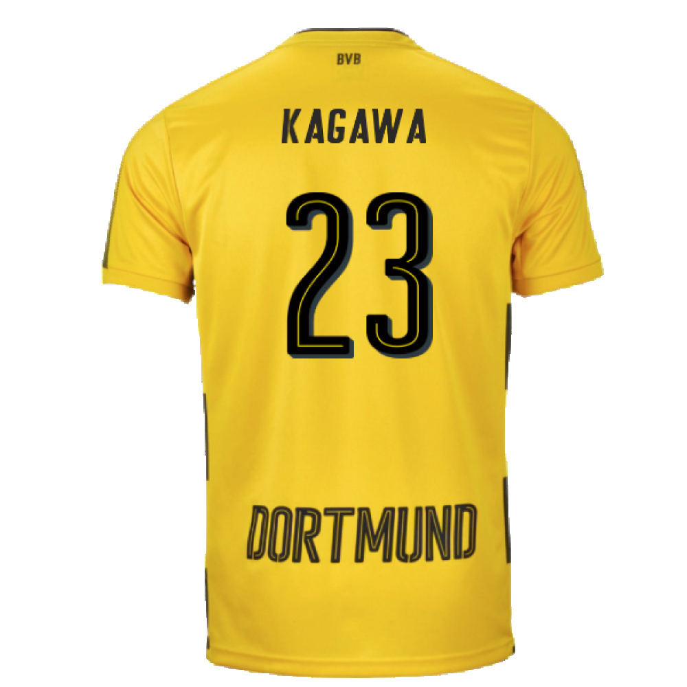 Borussia Dortmund 2017-18 Home Shirt (L) (Excellent) (Kagawa 23)_1