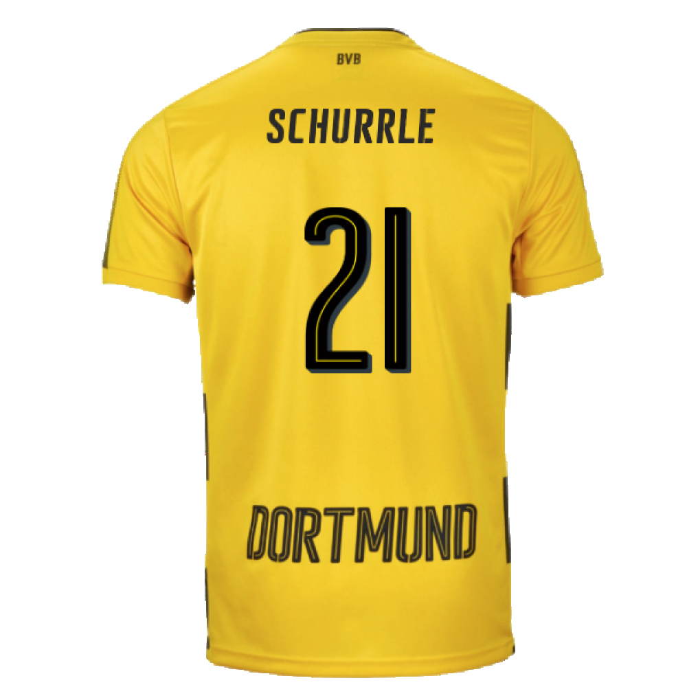 Borussia Dortmund 2017-18 Home Shirt (S) (Very Good) (Schurrle 21)_1