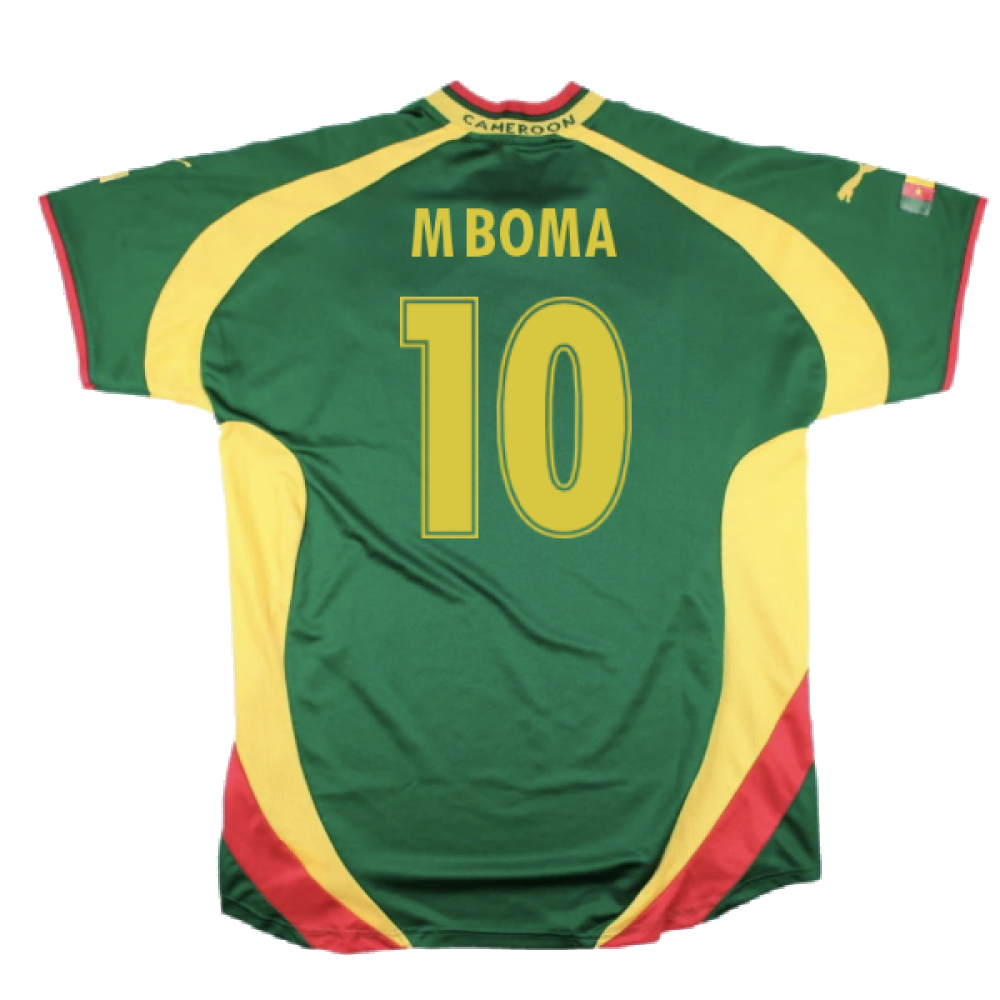 Cameroon 2000-02 Home Shirt (XL) (Very Good) (M Boma 10)_1