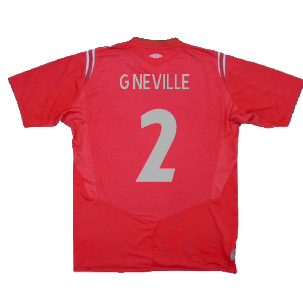 England 2004-06 Away Shirt (M) (Very Good) (G Neville 2)_1