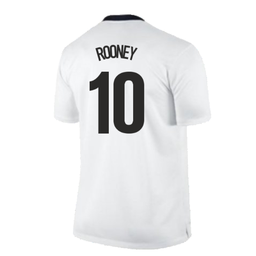 England 2013-14 Home Shirt (XS) (Good) (ROONEY 10) – Soccer Clasico