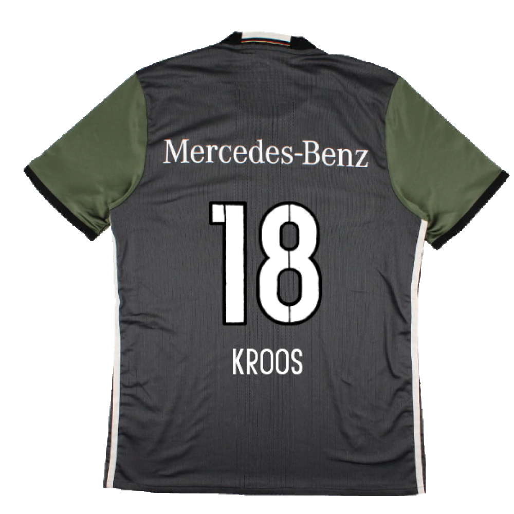 Germany 2016-17 Away Match Issue Shirt (L) (Excellent) (Kroos 18 Germany 2016-17 Away Match Issue Shirt (L) (Excellent) (Kroos 18