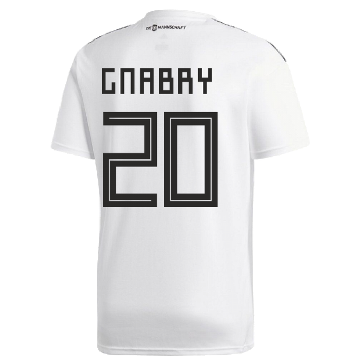 Germany 2018-19 Home Shirt ((Good) M) (Gnabry 20)_2