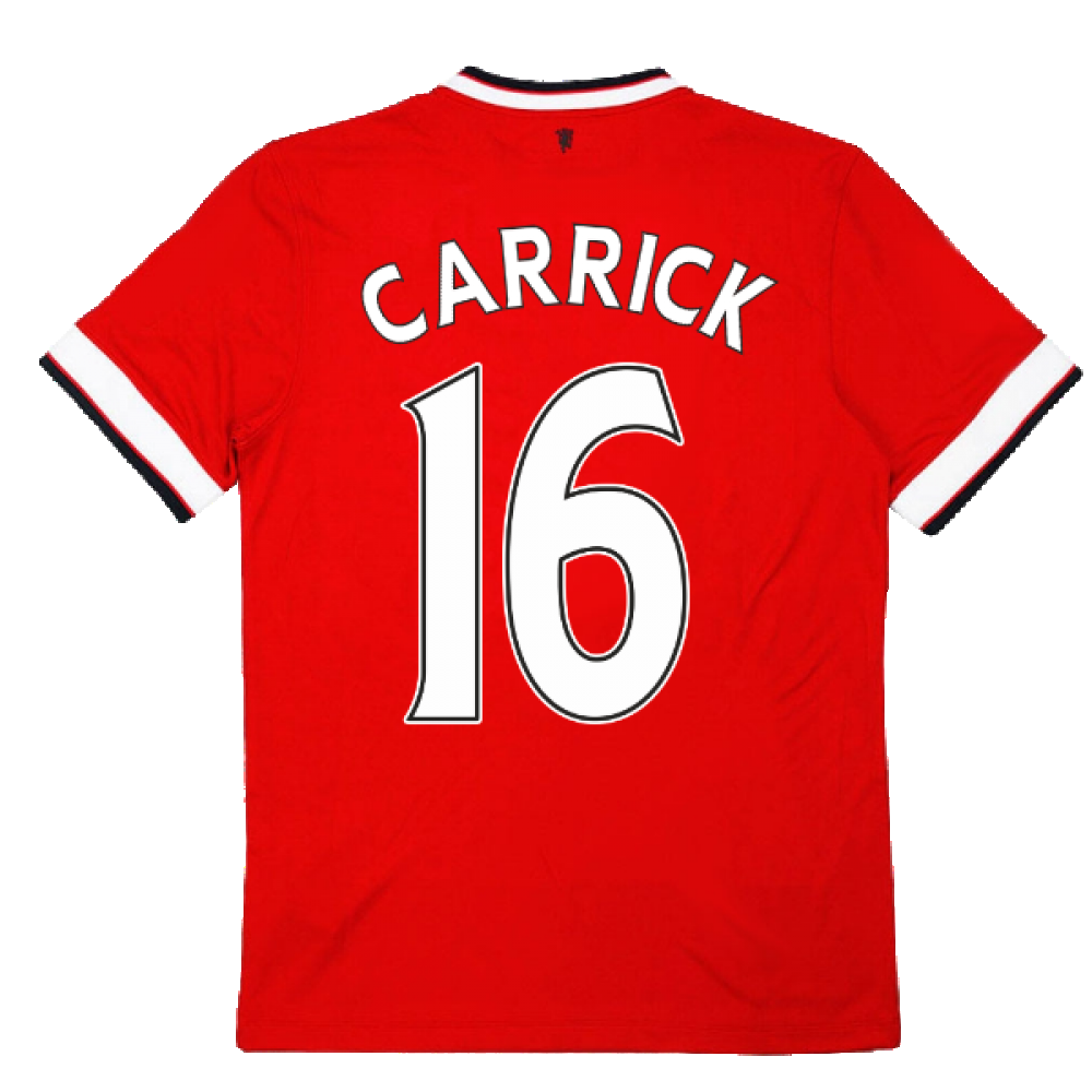 Manchester United 2014-15 Home Shirt ((Excellent) L) (Carrick 16)_2
