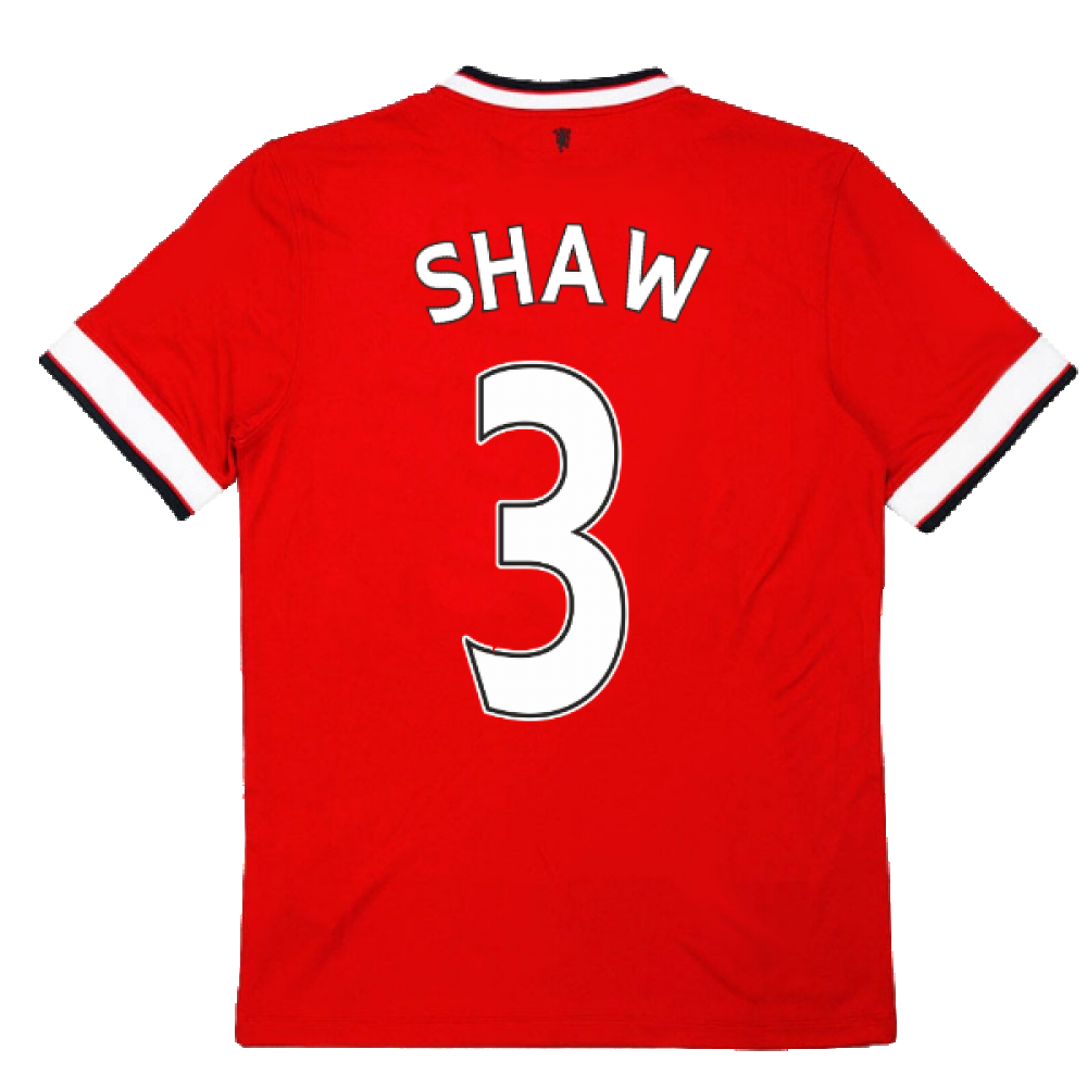 Manchester United 2014-15 Home Shirt ((Excellent) L) (Shaw 3)_2