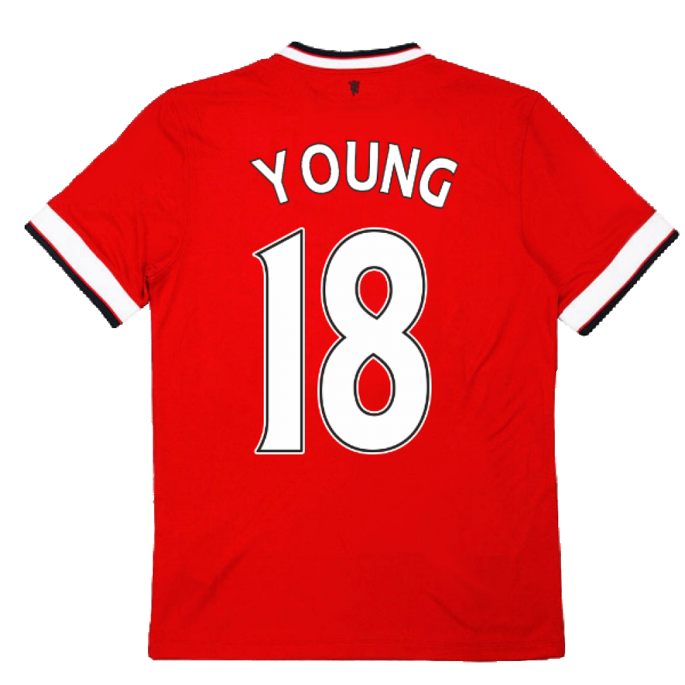 Manchester United 2014-15 Home Shirt ((Excellent) L) (Young 18)_2