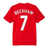 Manchester United 2016-17 Home Shirt ((Excellent) S) (Beckham 7)_2