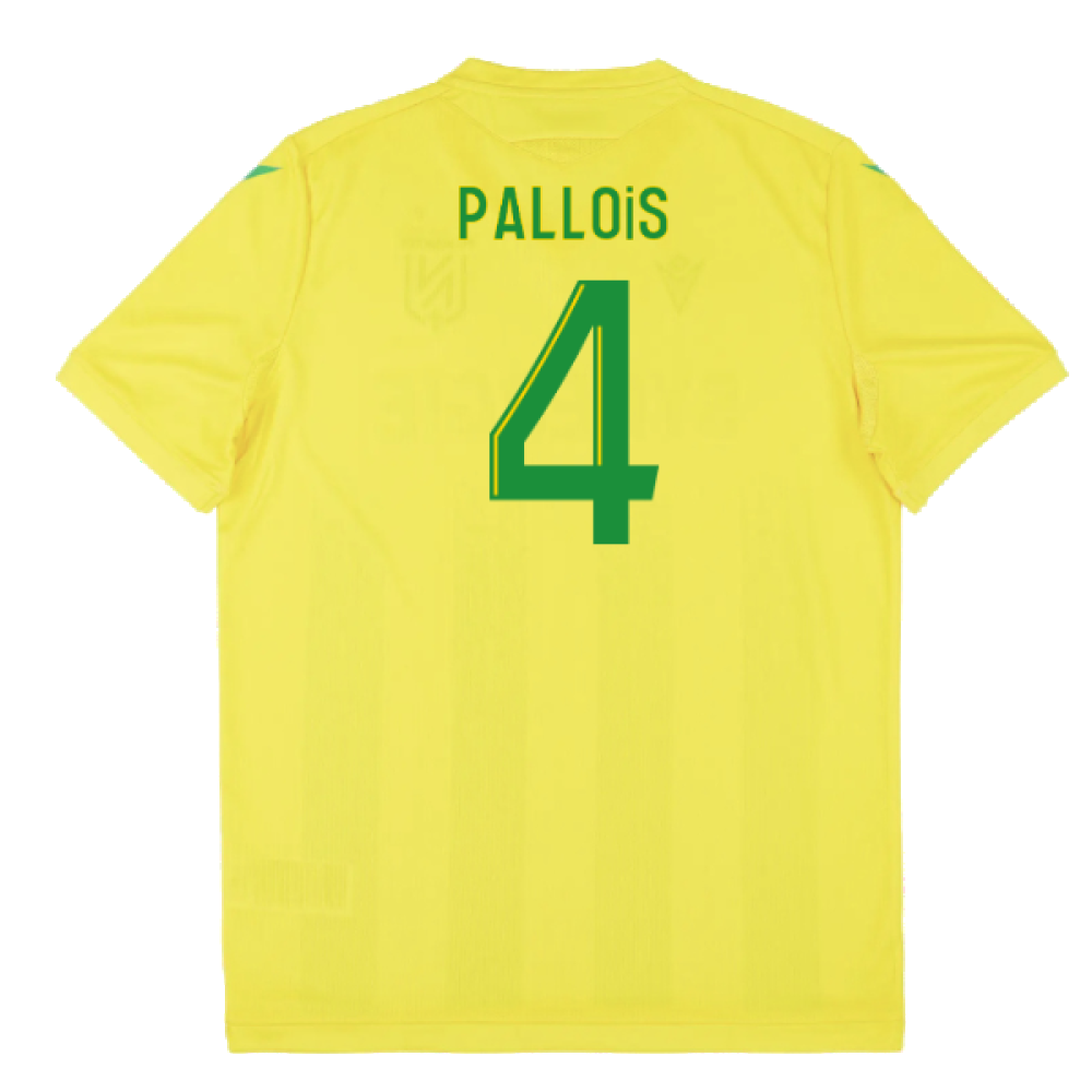 Maillot FC Nantes porté par Nicolas Pallois 2019/2020 Maillot FC Nantes porté par Nicolas Pallois 2019/2020