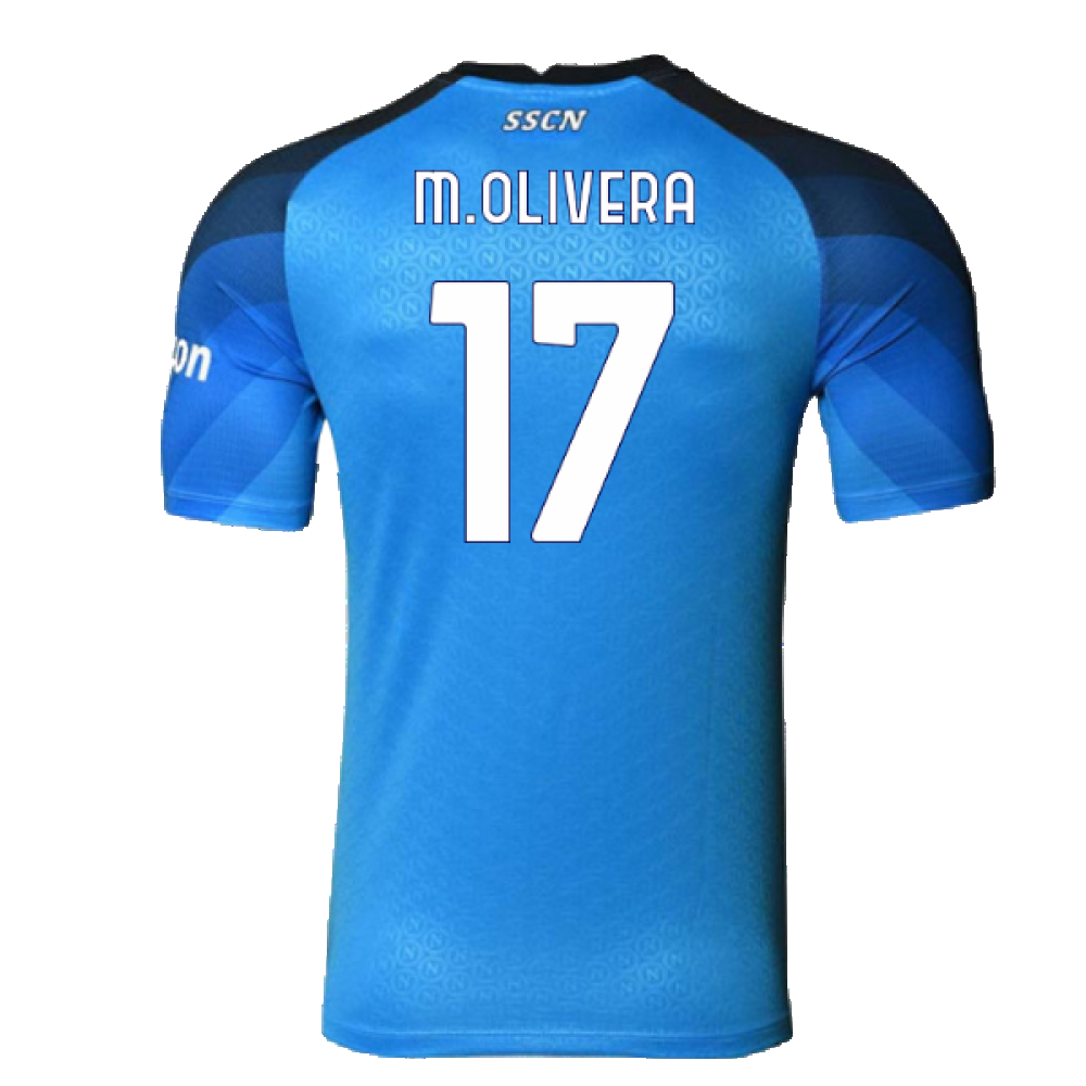 Napoli 2022-23 Player Issue Home Shirt (XXL) (Excellent) (M.Olivera 17)_1