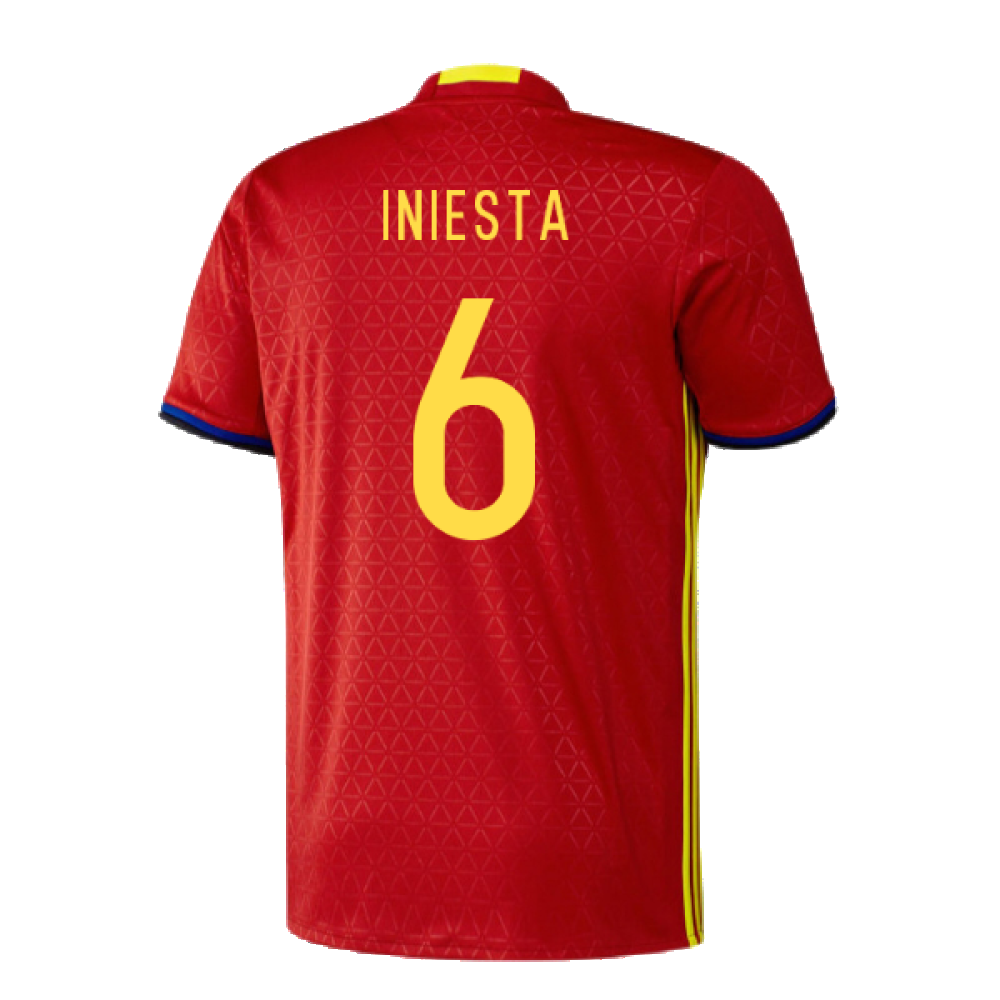 Maillot Domicile Espagne 2016/17 #6 A. INIESTA XL Adidas Maillot Domicile Espagne 2016/17 #6 A. INIESTA XL Adidas