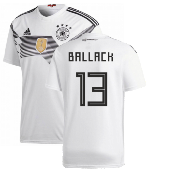 Germany 2018-19 Home Shirt ((Excellent) XL) (Ballack 13)_0