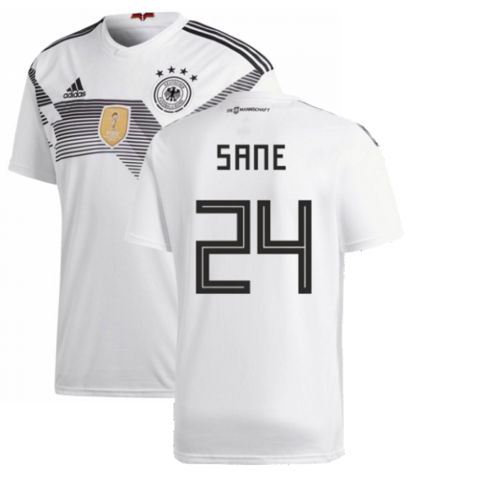 Germany 2018-19 Home Shirt ((Excellent) XL) (Sane 24)_0
