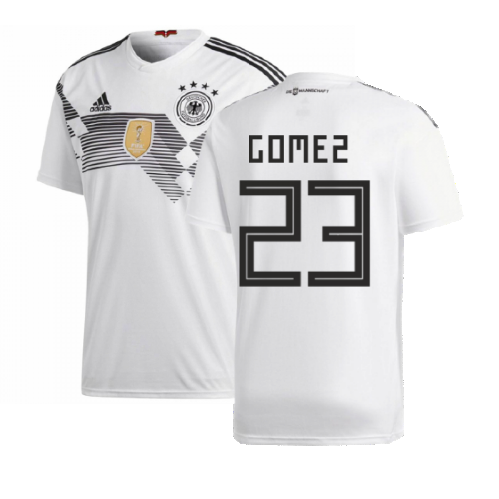 Germany 2018-19 Home Shirt ((Good) M) (Gomez 23)_0