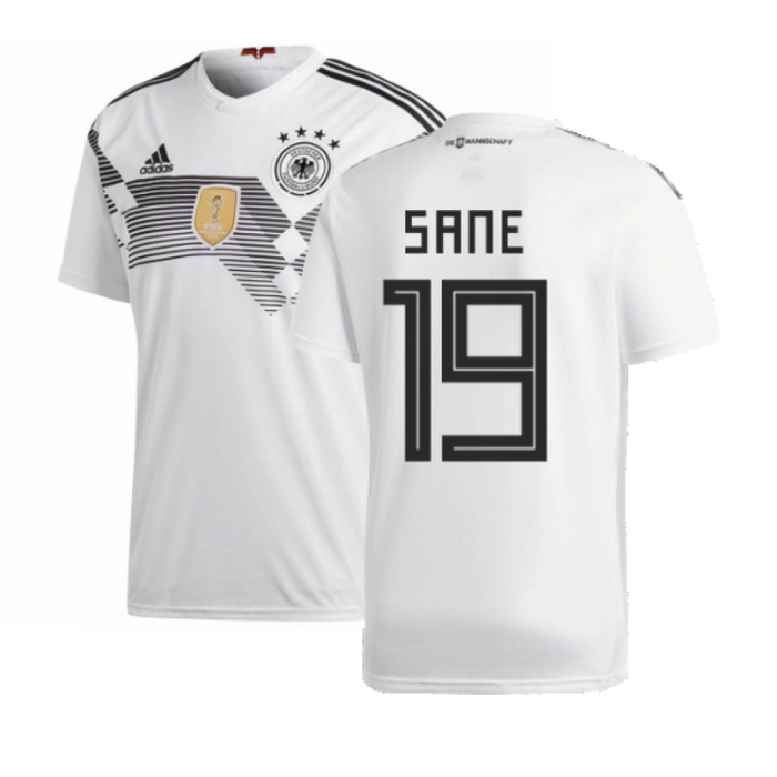Germany 2018-19 Home Shirt ((Good) M) (Sane 19)_0