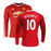 Manchester United 2015-16 Long Sleeve Home Shirt ((Excellent) 4XL) (Rooney 10)_0