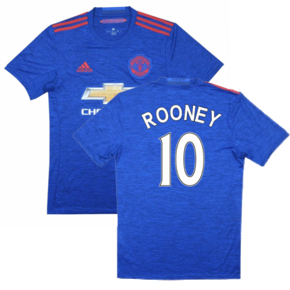 Manchester United 2016-17 Away Shirt ((Excellent) M) (Rooney 10)_0