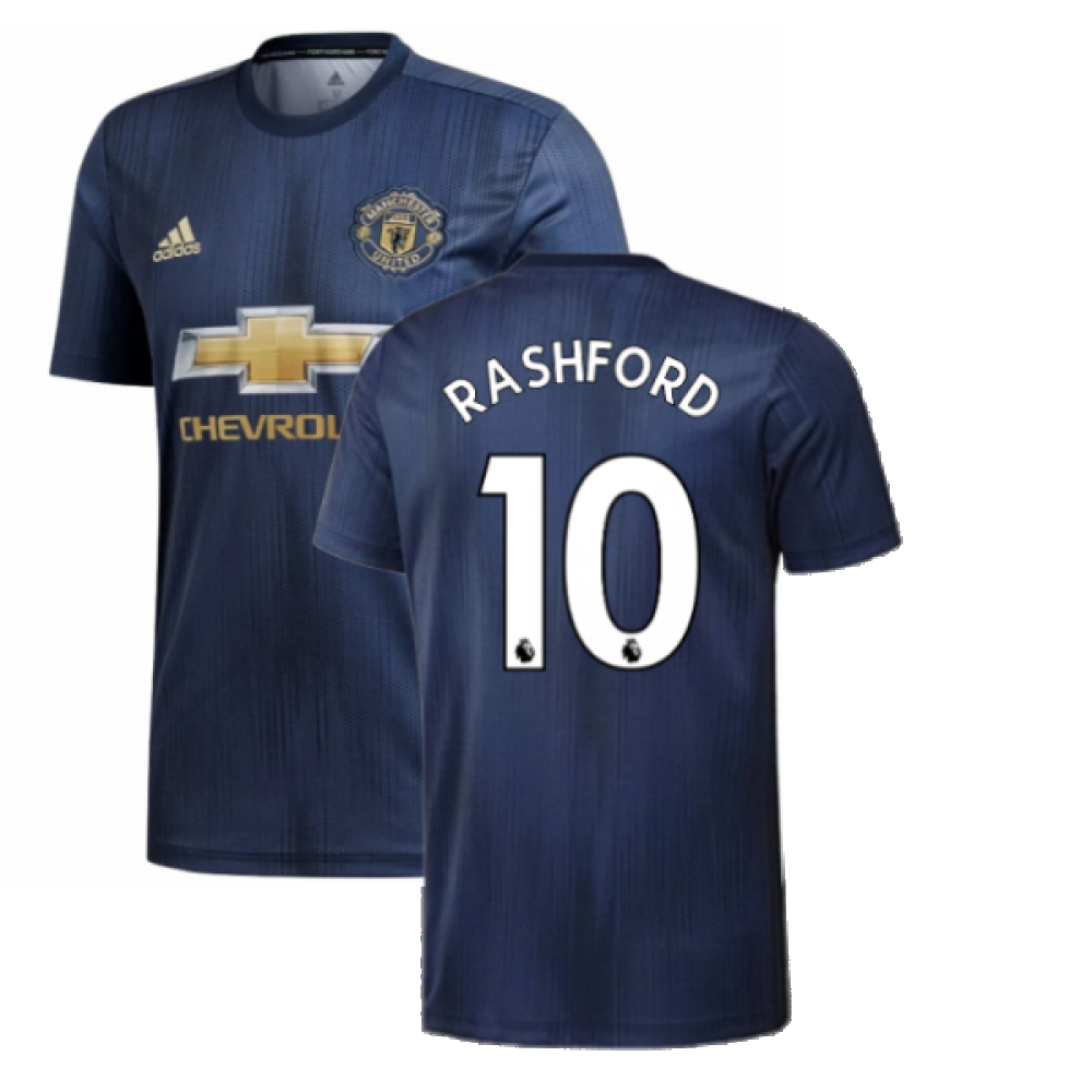 Manchester United 2018-19 Third Shirt ((Excellent) L) (Rashford 10)_0