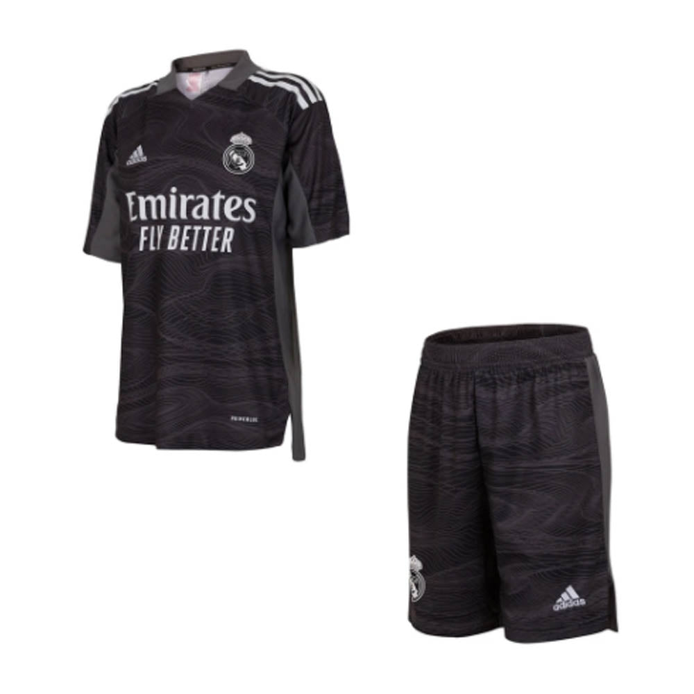 Real Madrid 2021-2022 Home Goalkeeper Mini Kit_0