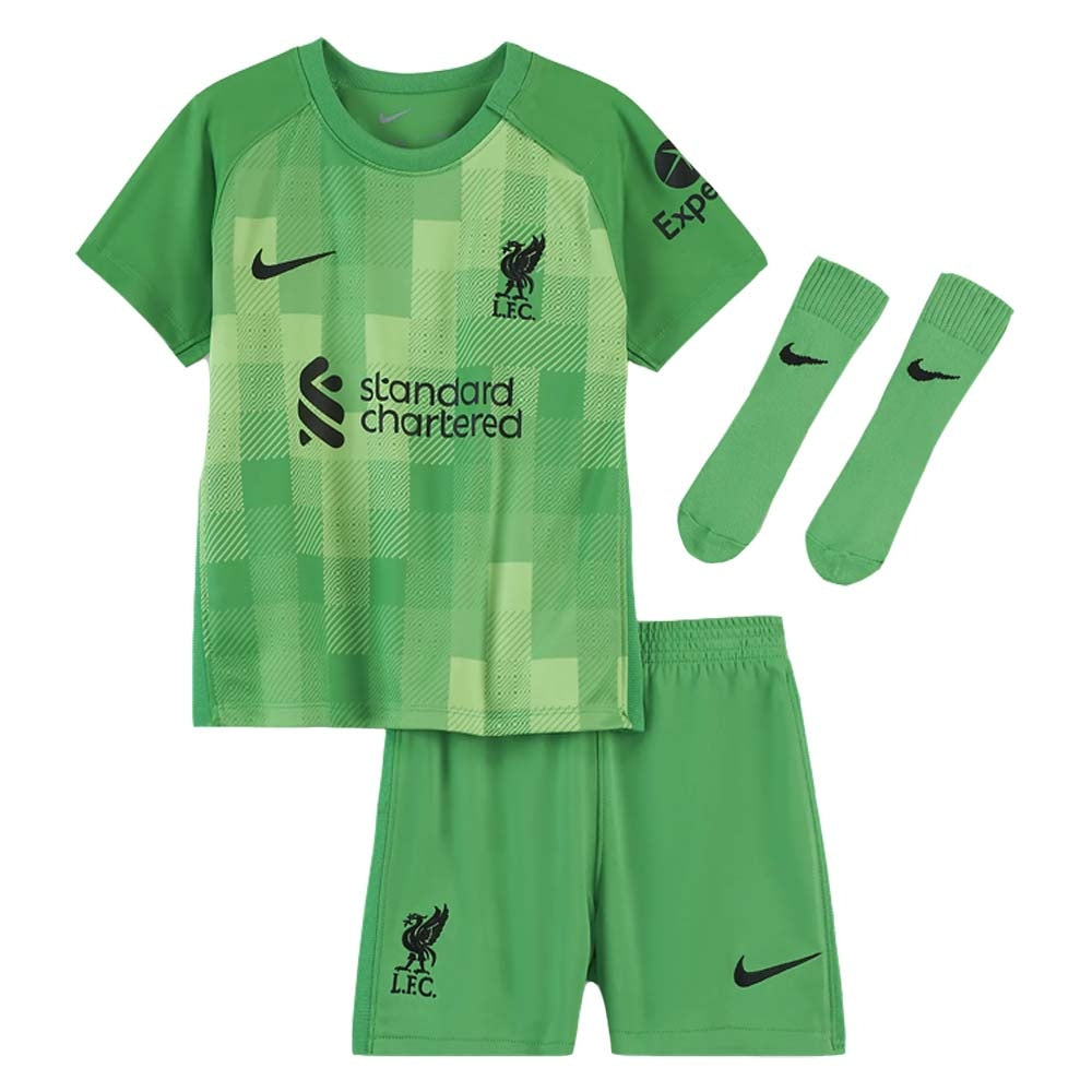 2021-2022 Liverpool Goalkeeper Baby Kit (Green)_0