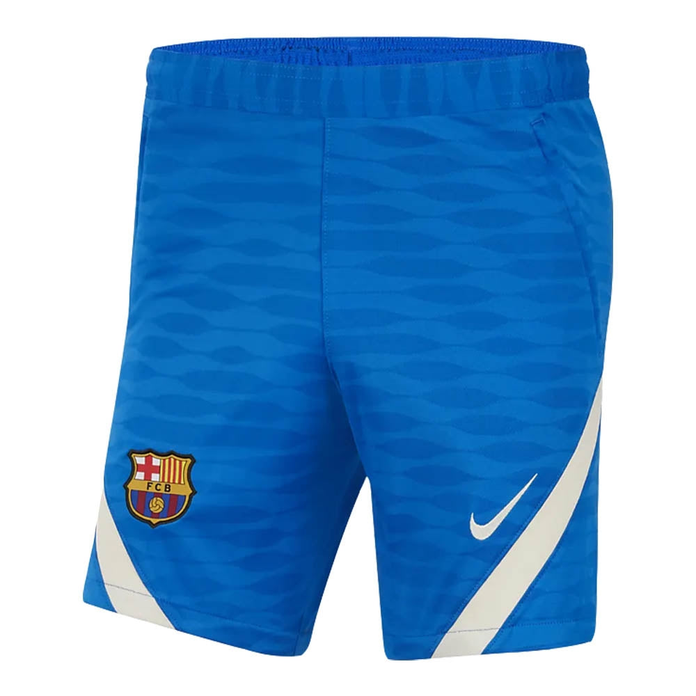 2021-2022 Barcelona Strike Training Shorts (Blue)_0
