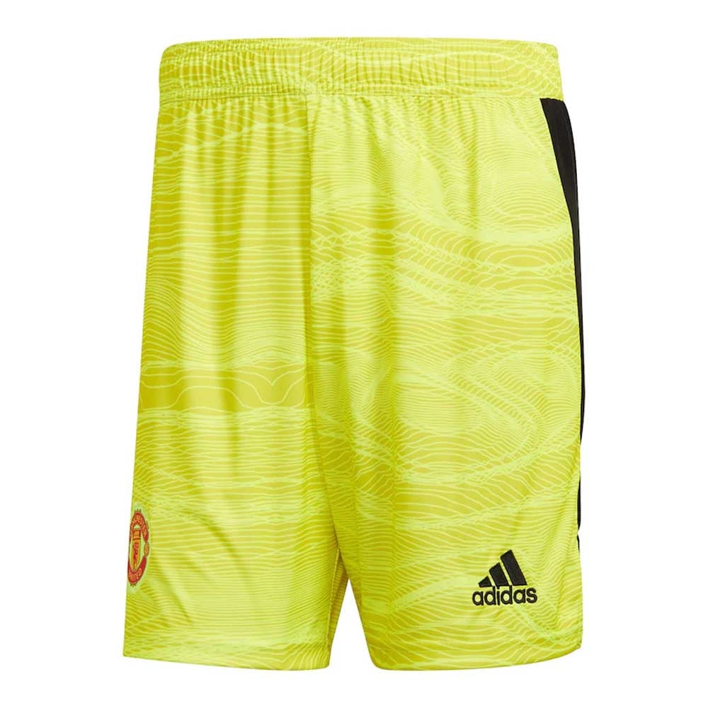 Man Utd 2021-2022 Home Goalkeeper Shorts (Yellow)_0