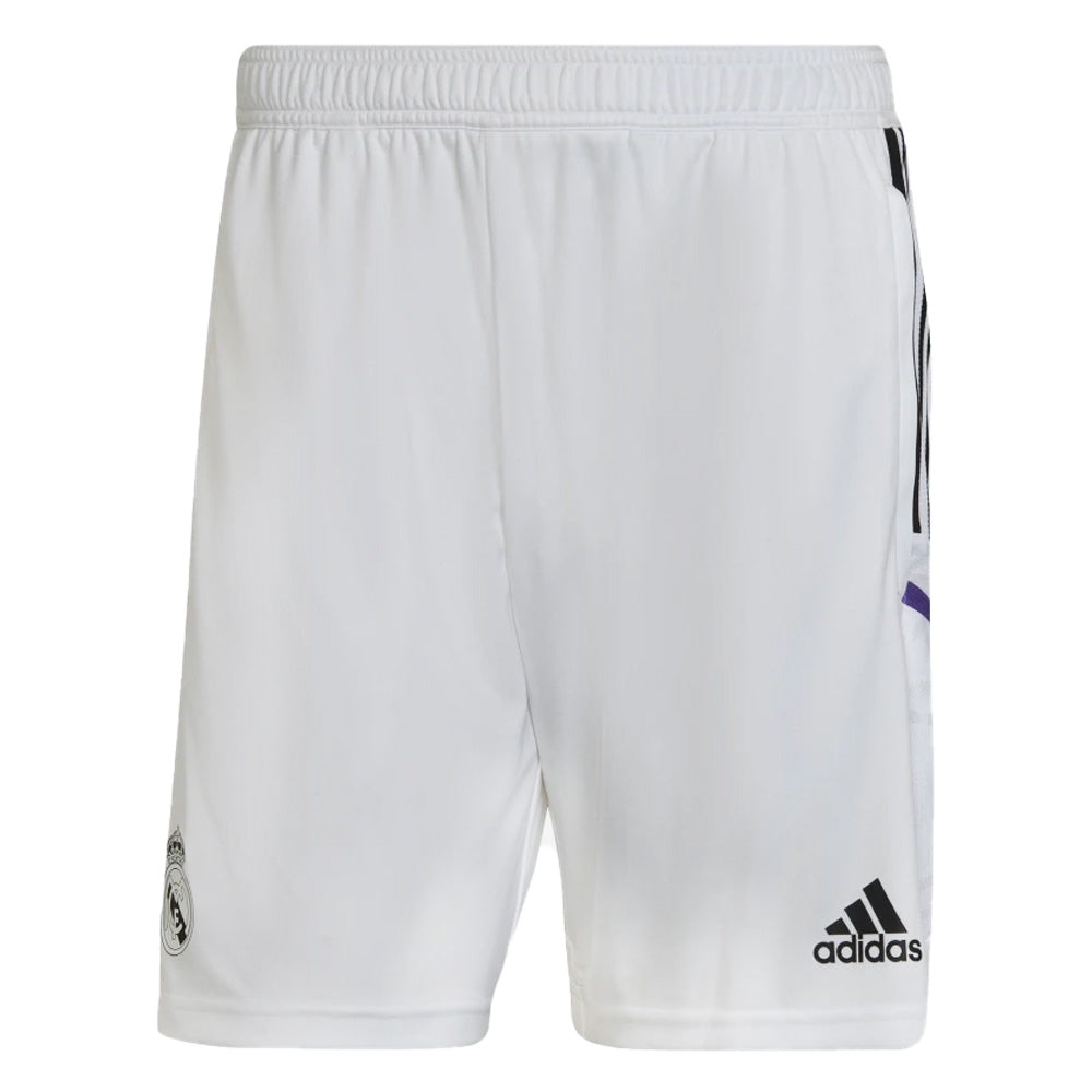 2022-2023 Real Madrid Downtime Shorts (White)_0
