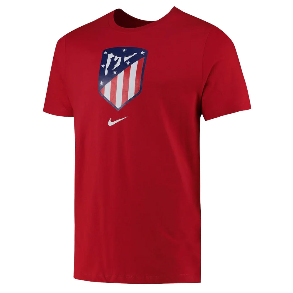 2022-2023 Atletico Madrid Crest Tee (Red)_0