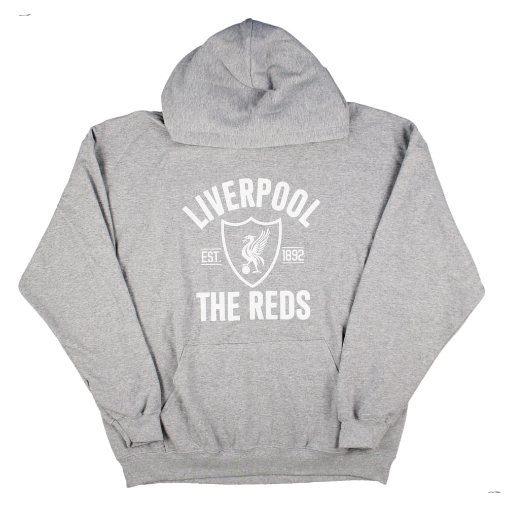 Liverpool Established Hoody (Grey) (XL) (Excellent)_0