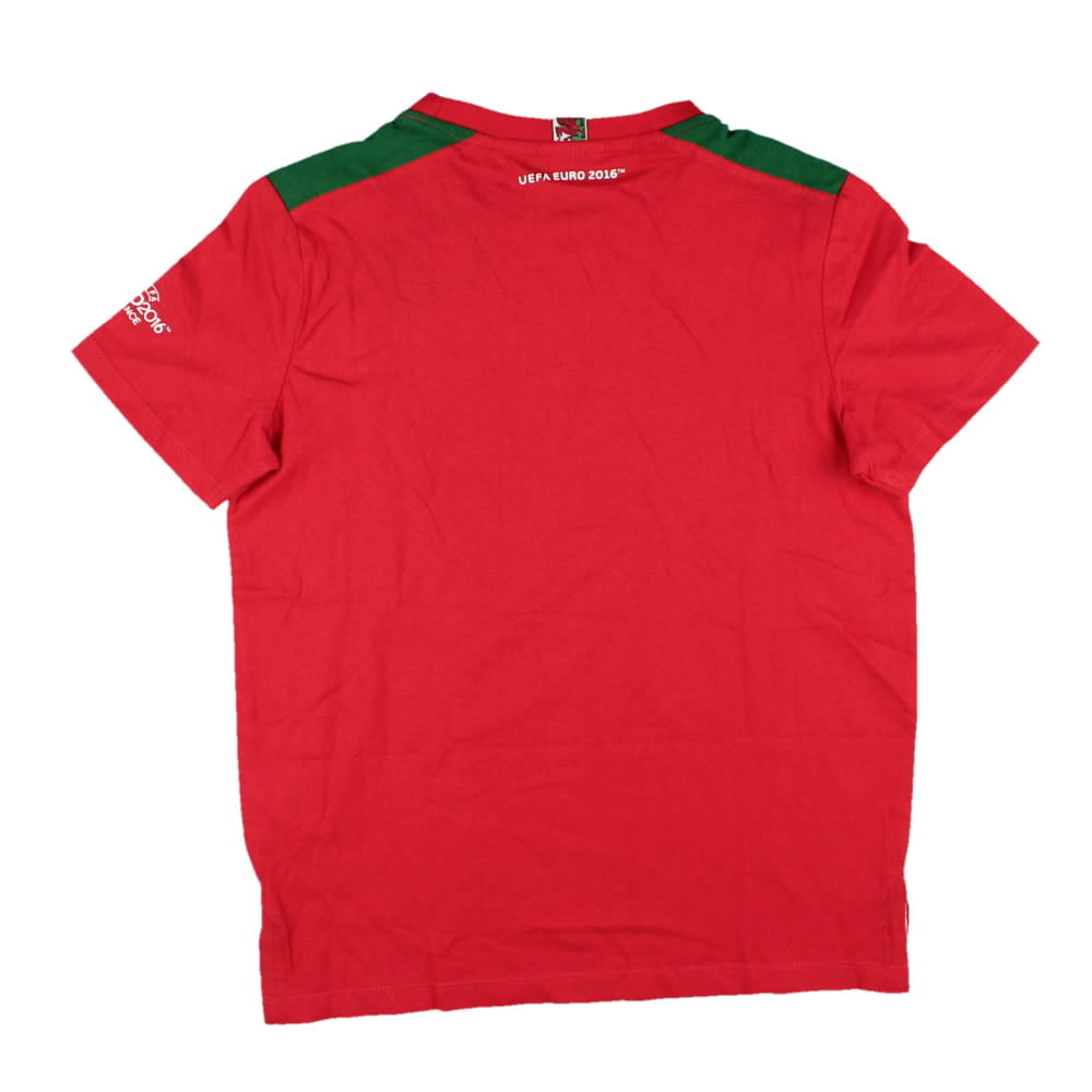 Wales 2016-17 T-Shirt (7-8y) (Excellent)_1